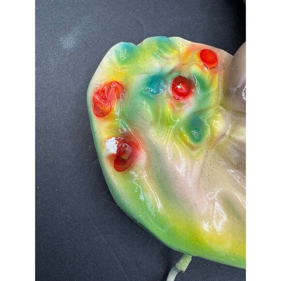 Vintage Jack & Jill Boy Girl Kissing Chalkware Wall Decor - Picture 6 of 8